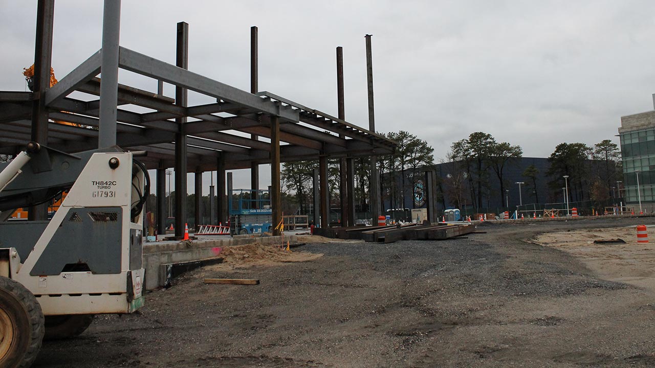 Construction Update – Steel Erection At Stockton Unified Science Center II | B. Harvey Construction