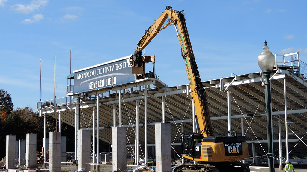 Construction Update – Monmouth University Stadium | B. Harvey Construction